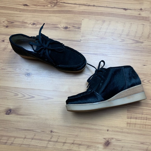 Derek Lam 10 Crosby Black Calf Fur Ezra Boot 7.5 - Picture 6 of 10